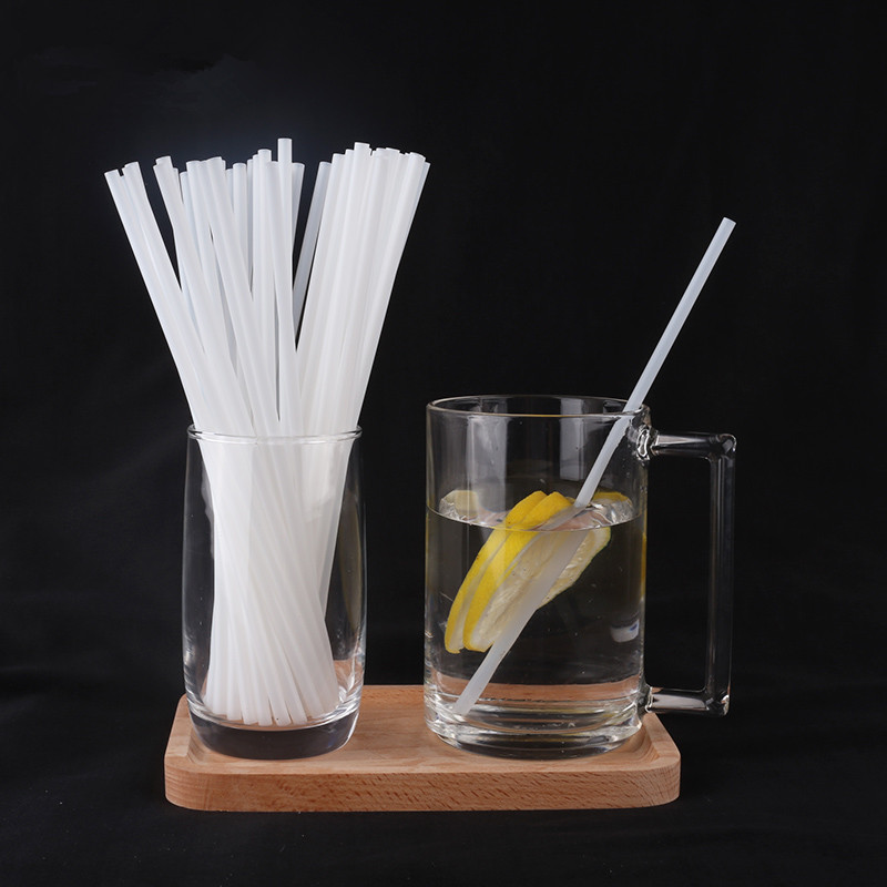 Eco-Friendly PLA Degradable Disposable Straight Drinking Straws, eco bubble tea straw biodegradable straw