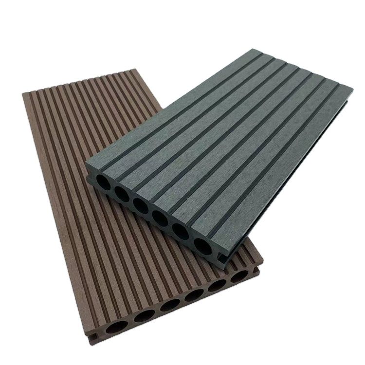 Wood Composited WPC Flooring Tiles No Deformation Anti-Slip