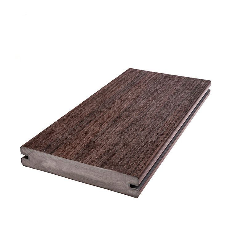 PVC Floor Panel Wood Gain Surface Hollow Decking