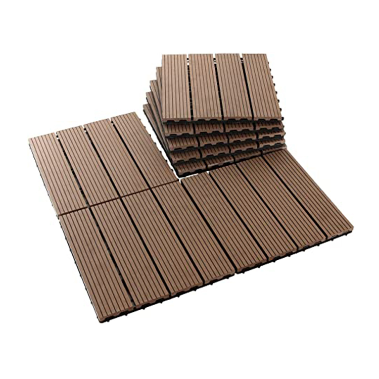 DIY Wood Plastic Composites Patio Deck Floor Patio Flooring for Protective Flooring