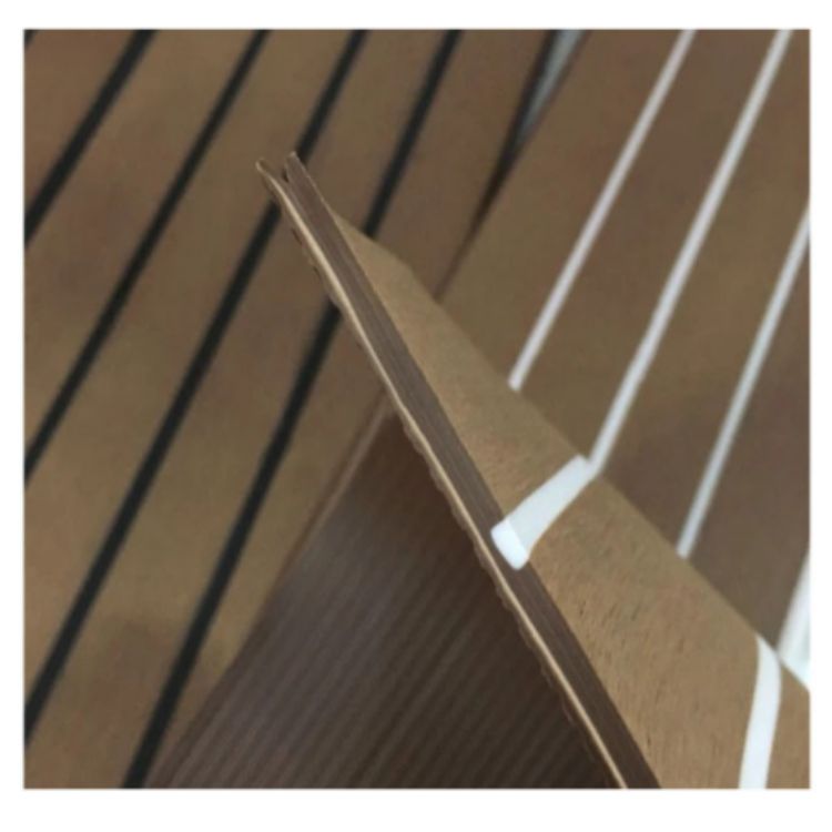 High quality material synthetic teak factory decking for boat