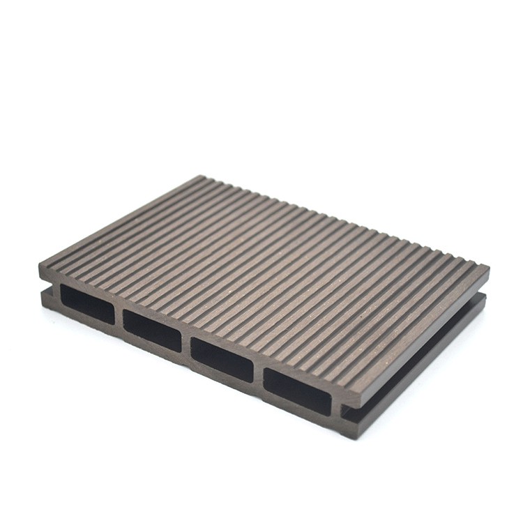 TB-S-05 WPC Plastic Lumber Floor PVC Hollow Floor Decking Tile