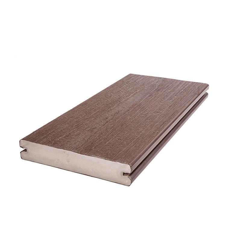 Outdoor Wear Resistance PVC Wood Plastic Composite Decking Board