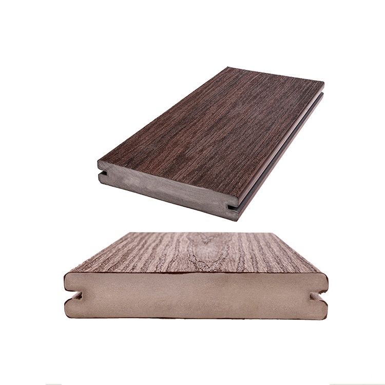 Outdoor Engineered Wood Fooring Panel Wood WPC/PVC Decking No Screw CE,ani-UV