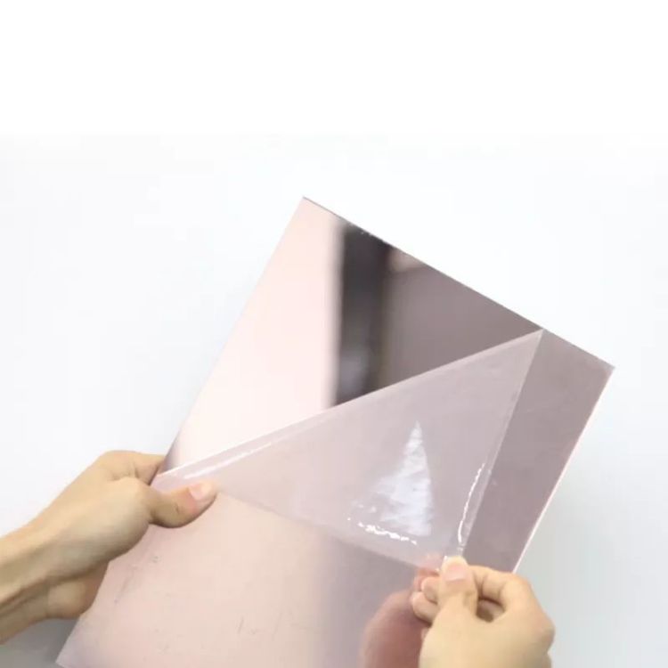 Wholesale Rose Gold Plastic Mirror Acrylic Sheet