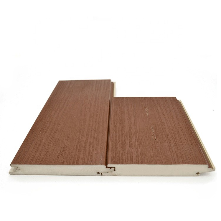 Outdoor Extruded Timber Elastic Composite Decking PVC Garden Flooring